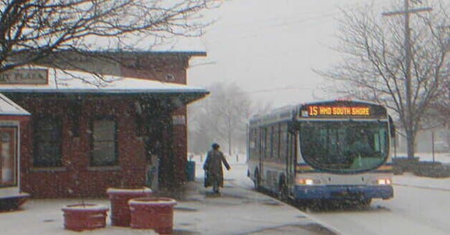 Cover Image for Every Day, Crying Old Lady Waits At Bus Stop And Walks Away When Bus Arrives